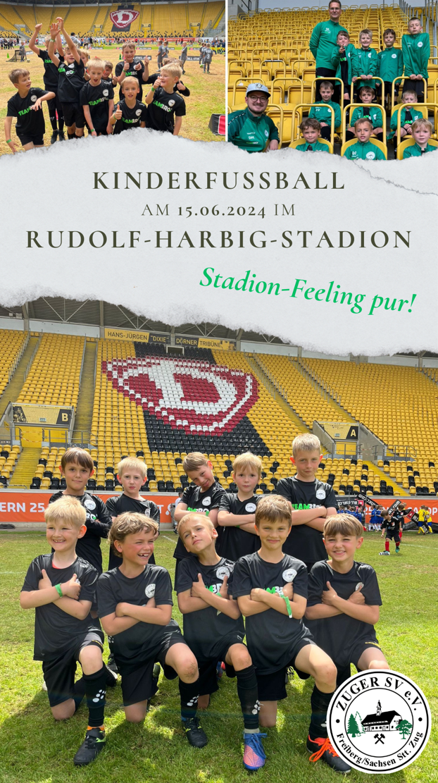 Kinderfußball im Rudolf-Harbig-Stadion